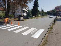 Горна Оряховица с подновени пешеходни пътеки за първия учебен д...