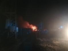 Подробности за пожара в Градската градина в Горна Оряховица таз...