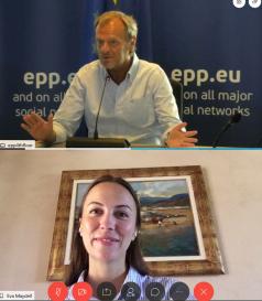 Ева Майдел проведе среща с председателя на Европейската народна...
