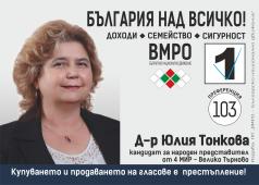 ЛЕКАРИТЕ ВЪВ ВМРО: Д-р Юлия Тонкова: В основата на всичко е бъл...